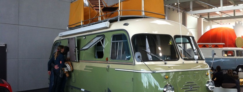 Wohnmobile Erlangen Hymermuseum altes Wohnmobil