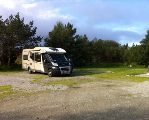 Wohnmobil in Schweden Campingplatz
