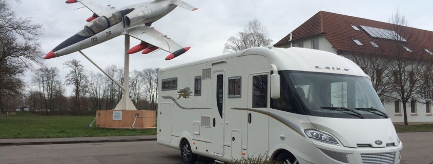Wohnmobil am Technikmuseum