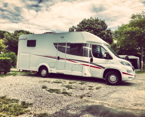 Wohnmobil am Bodensee