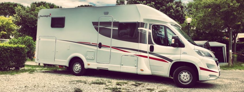 Wohnmobil am Bodensee