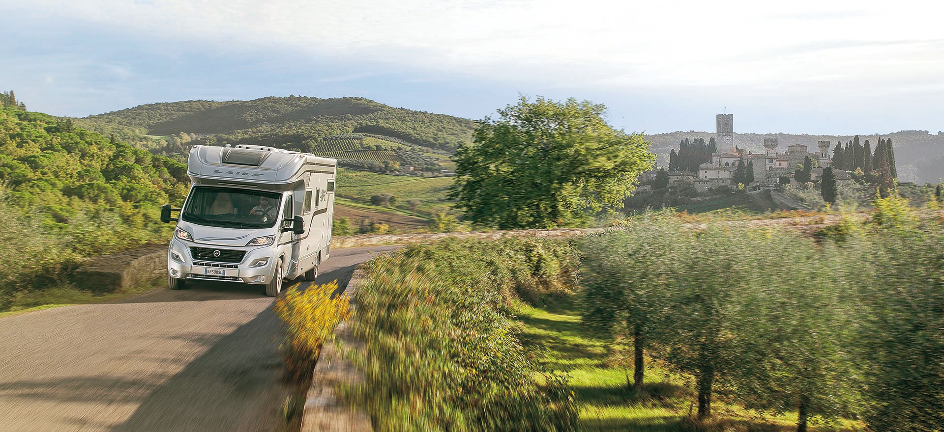 Wohnmobil in der Toskana