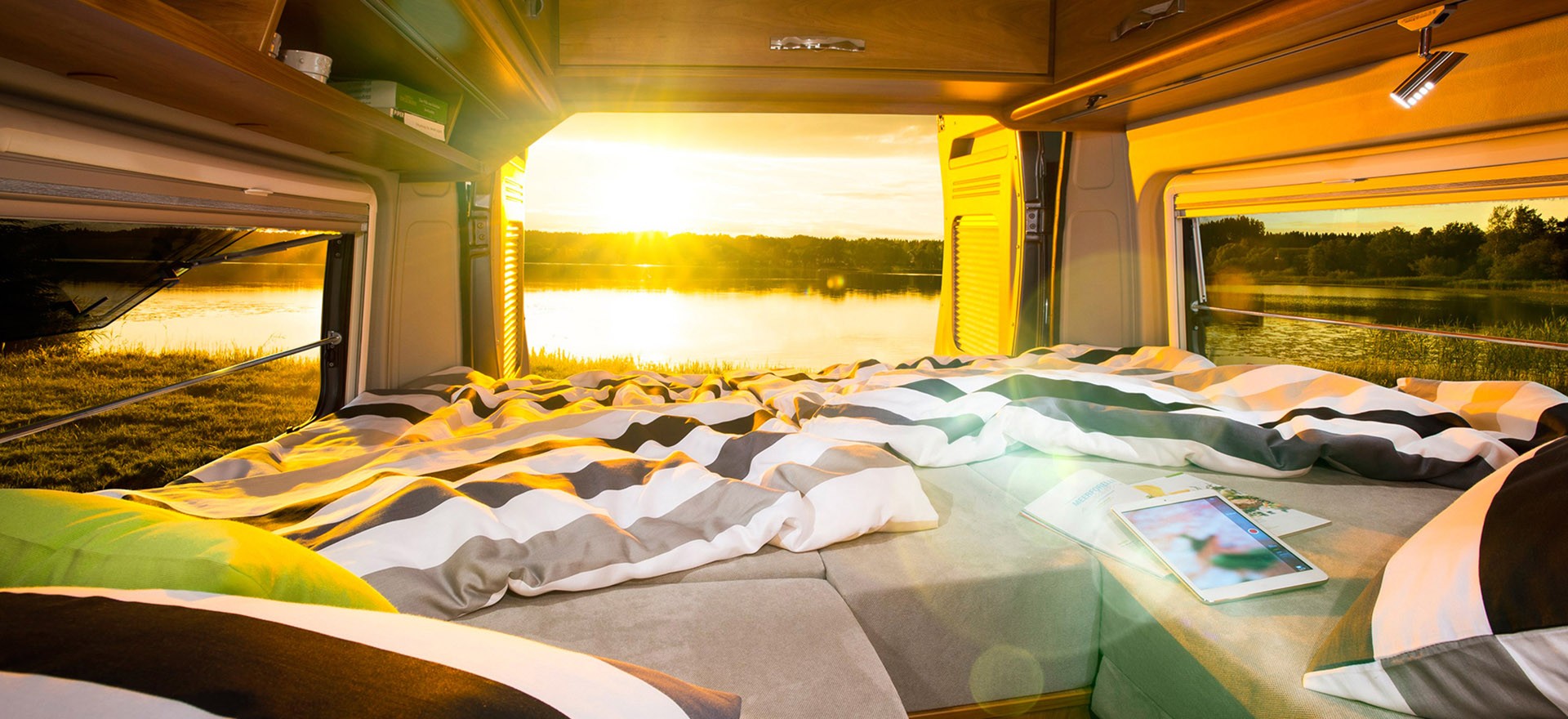 Sonnenaufgang im Wohnmobil