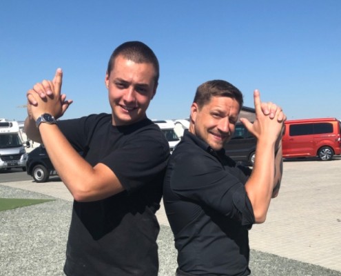 Wohnmobile Erlangen Jonas und Roy