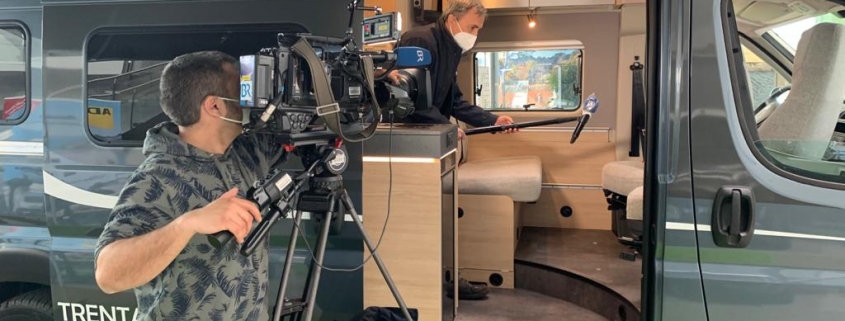 Wohnmobil und Kamera